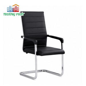 Ghế Chân Quỳ Phòng Họp Da Đen- 24